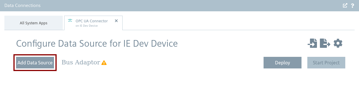 Add data source to OPC UA Connector configuration Picture_5-44_Add_Data_Source