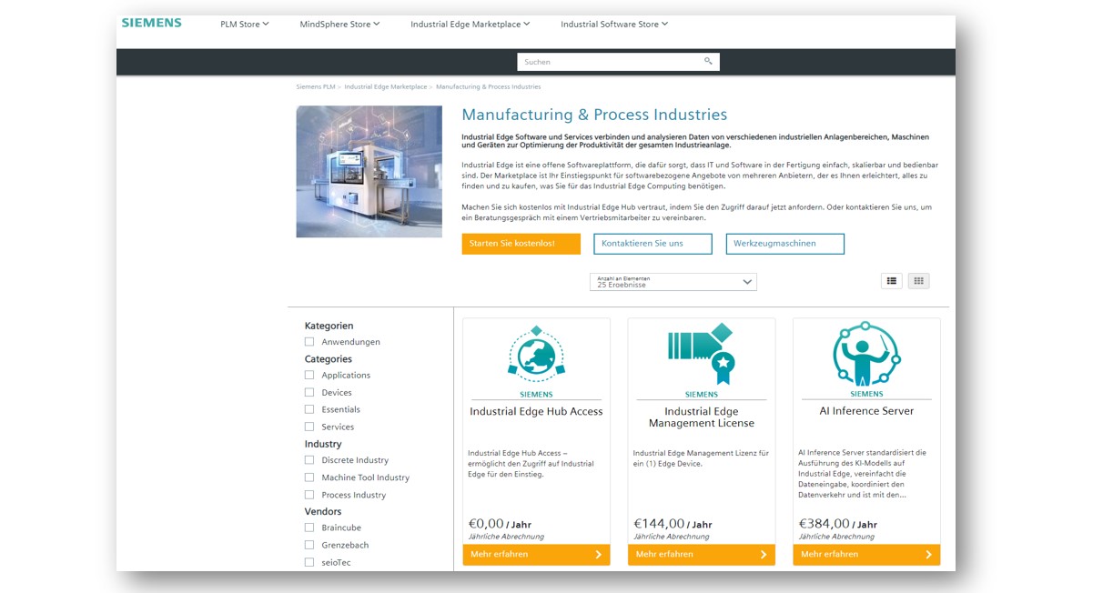 Industrial Edge Marketplace